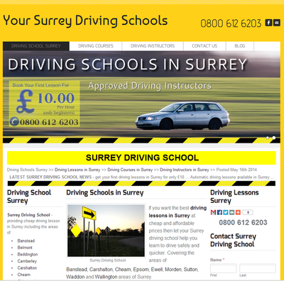 Driving Lessons Surrey