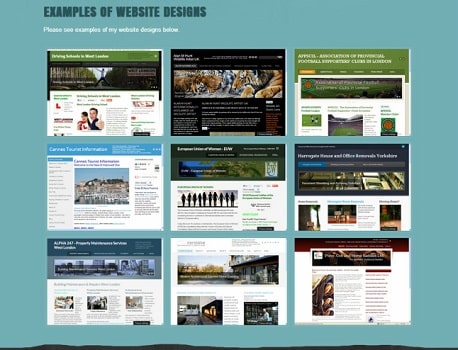 Example of Web Design London